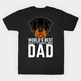 World's Best Rottweiler Dad T-Shirt